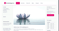 Desktop Screenshot of amalielaegerne.dk